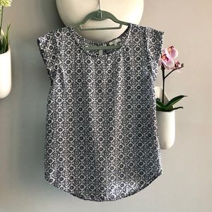 Joie silk short sleeve top